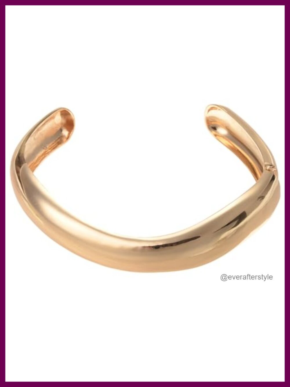 Gold Silver Tone Choker Collar Necklace Women Stainless Steel Open Bib African